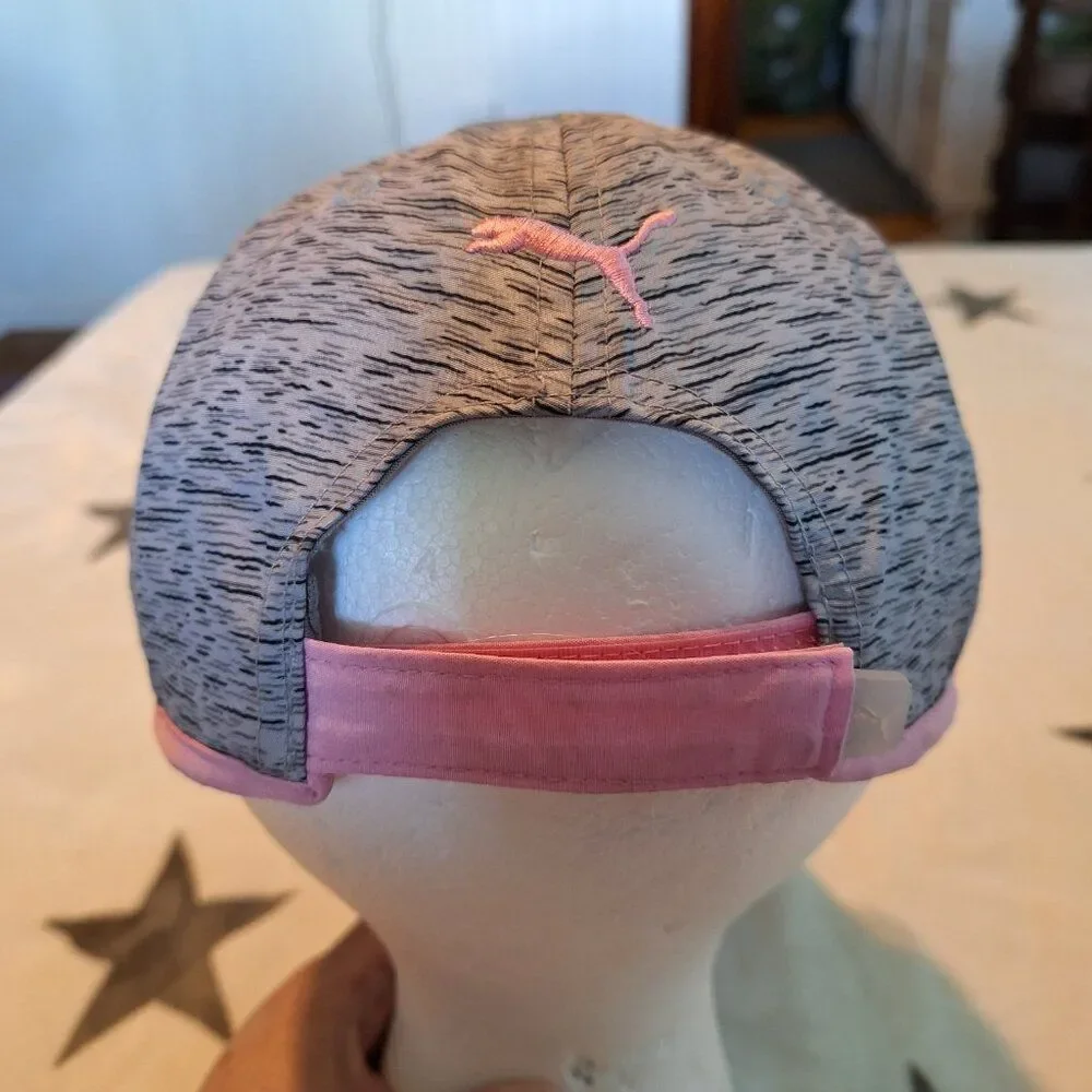 Puma Womens Evercat Taylor Running Cap Grey/Pink - Picture 4 of 9